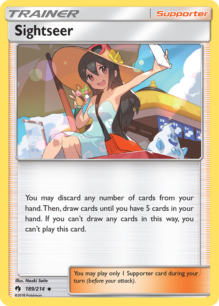 Sightseer (189/214) [Sun & Moon: Lost Thunder] | Total Play