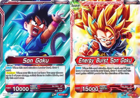 Son Goku // Energy Burst Son Goku (BT4-001) [Colossal Warfare] | Total Play