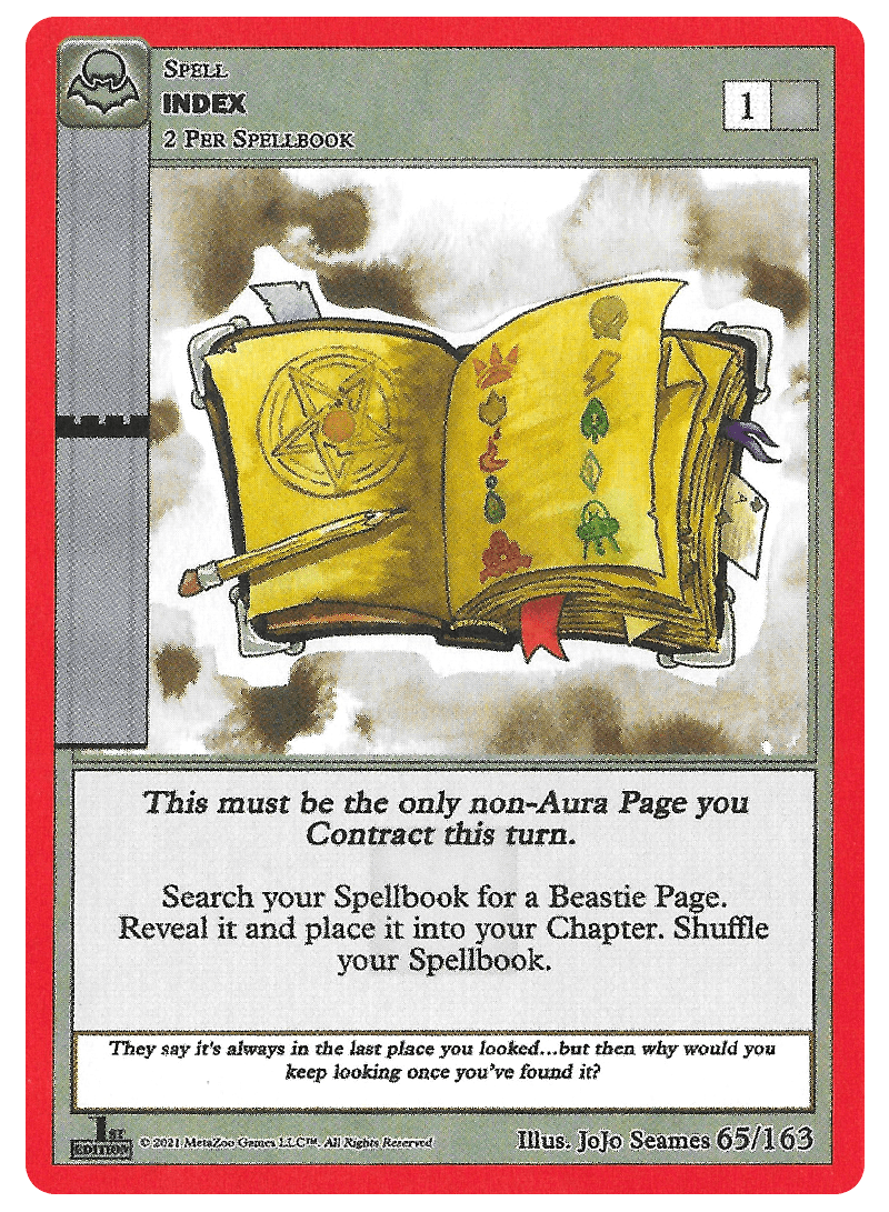 Index [Cryptid Nation: Nightfall First Edition] | Total Play