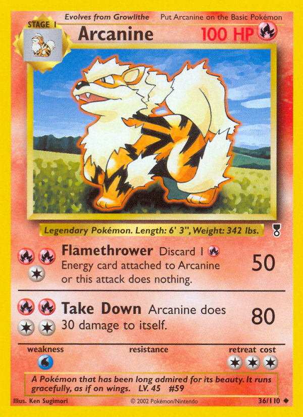 Arcanine (36/110) [Legendary Collection] | Total Play