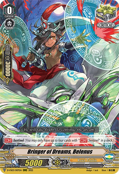 Bringer of Dreams, Belenus (D-VS03/007EN) [V Clan Collection Vol.3] | Total Play
