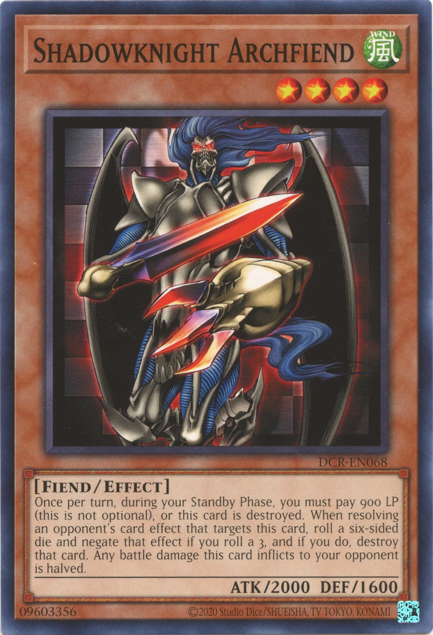 Shadowknight Archfiend (25th Anniversary) [DCR-EN068] Common | Total Play