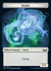 Fish // Spirit Double-Sided Token [Streets of New Capenna Tokens] | Total Play