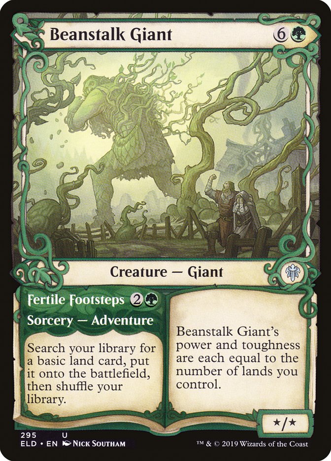 Beanstalk Giant // Fertile Footsteps (Showcase) [Throne of Eldraine] | Total Play