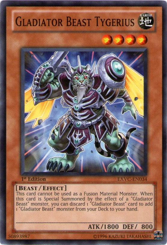 Gladiator Beast Tygerius [EXVC-EN034] Common | Total Play
