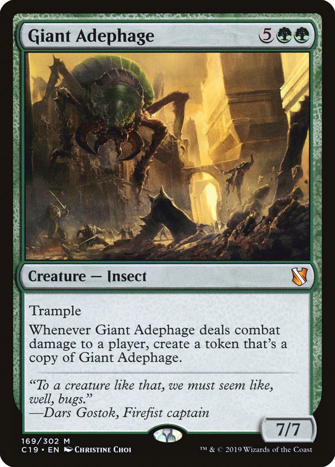 Giant Adephage [Commander 2019] | Total Play