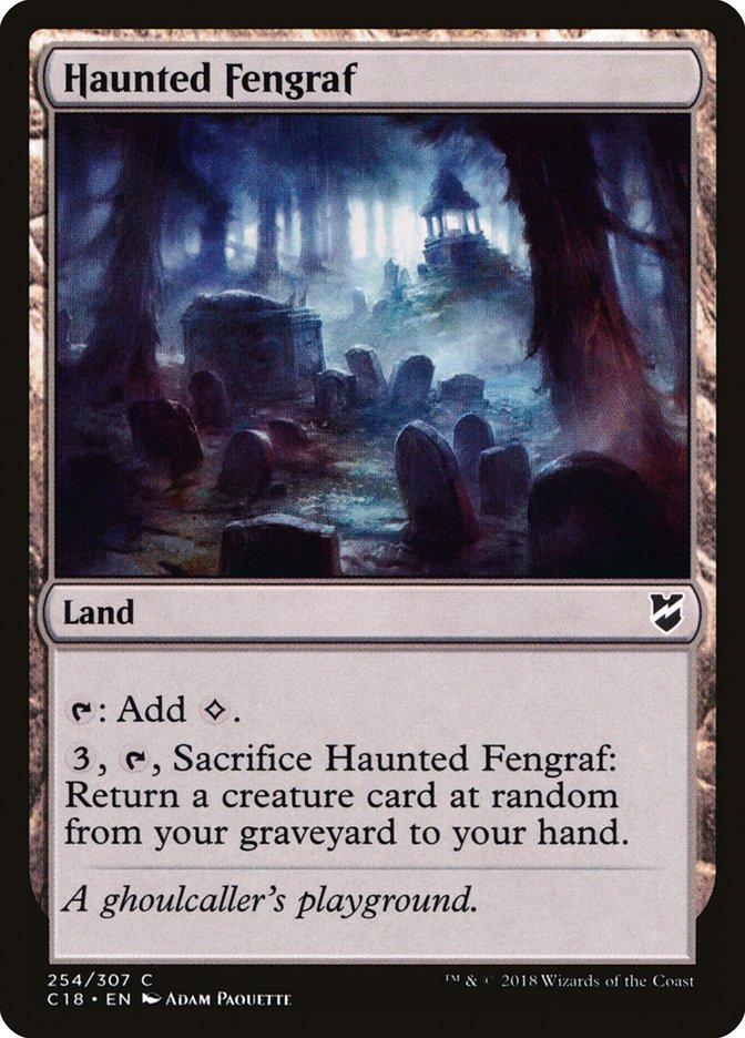 Haunted Fengraf [Commander 2018] | Total Play