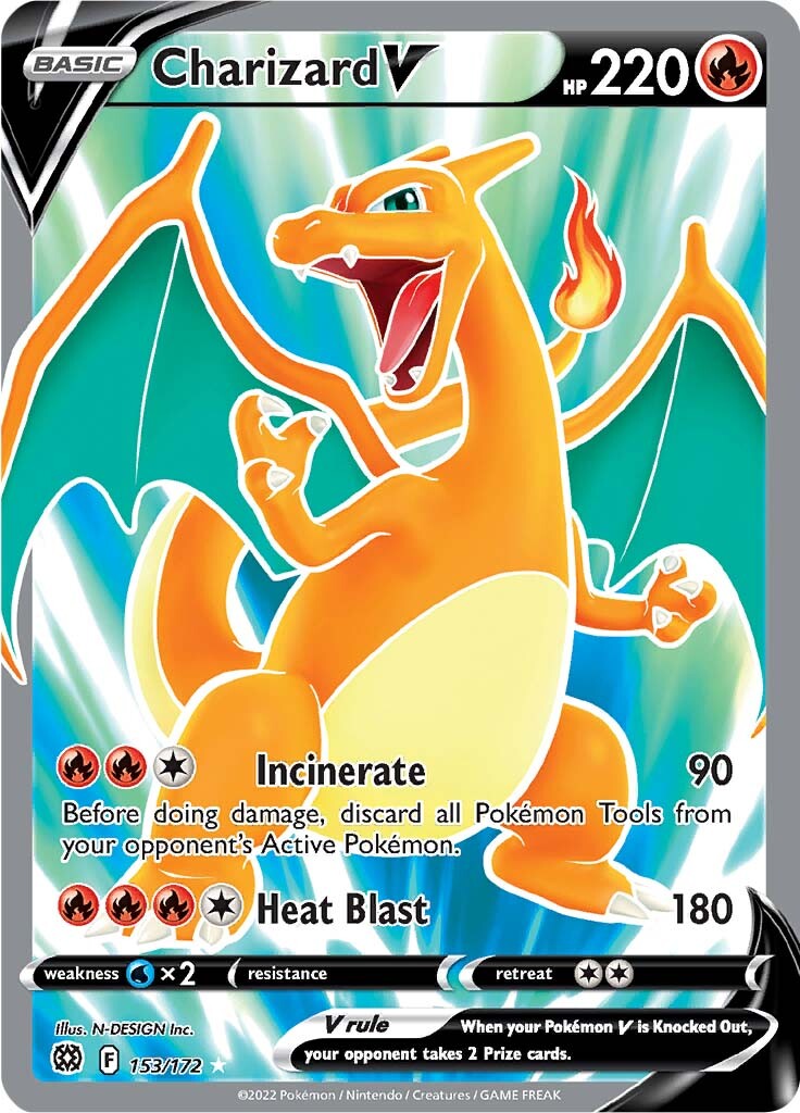 Charizard V (153/172) [Sword & Shield: Brilliant Stars] | Total Play