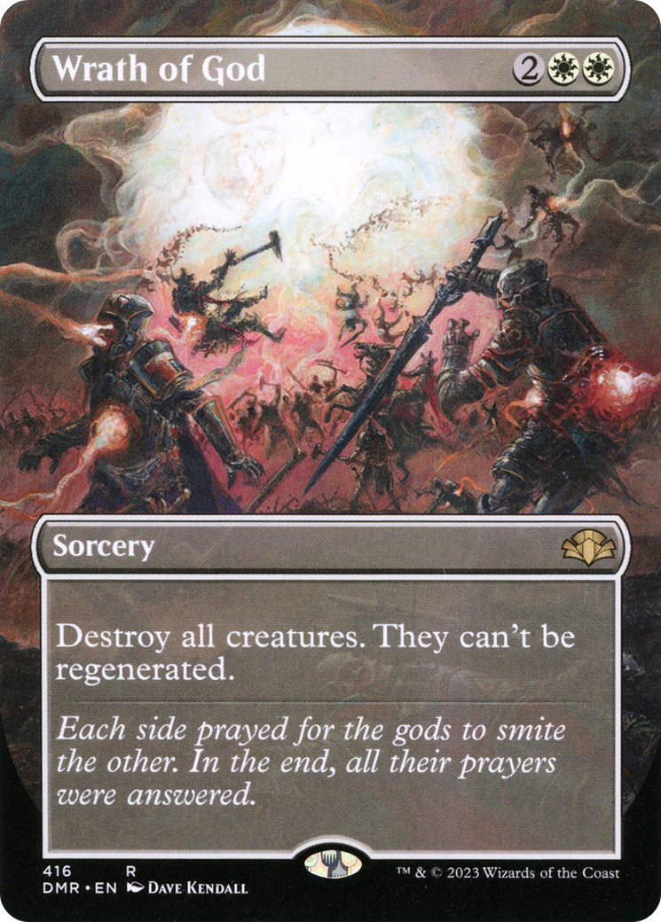 Wrath of God (Borderless Alternate Art) [Dominaria Remastered] | Total Play