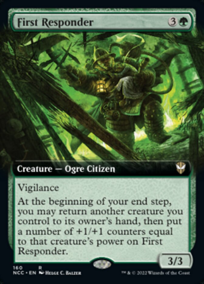 First Responder (Extended Art) [Streets of New Capenna Commander] | Total Play