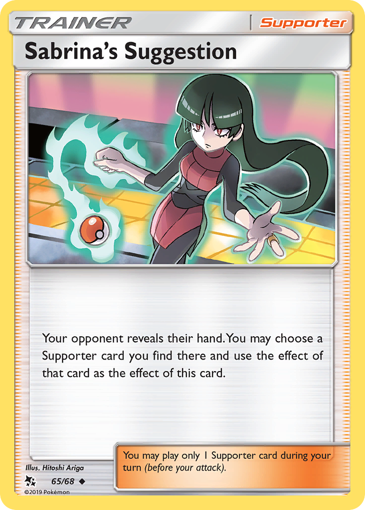 Sabrina's Suggestion (65/68) [Sun & Moon: Hidden Fates] | Total Play