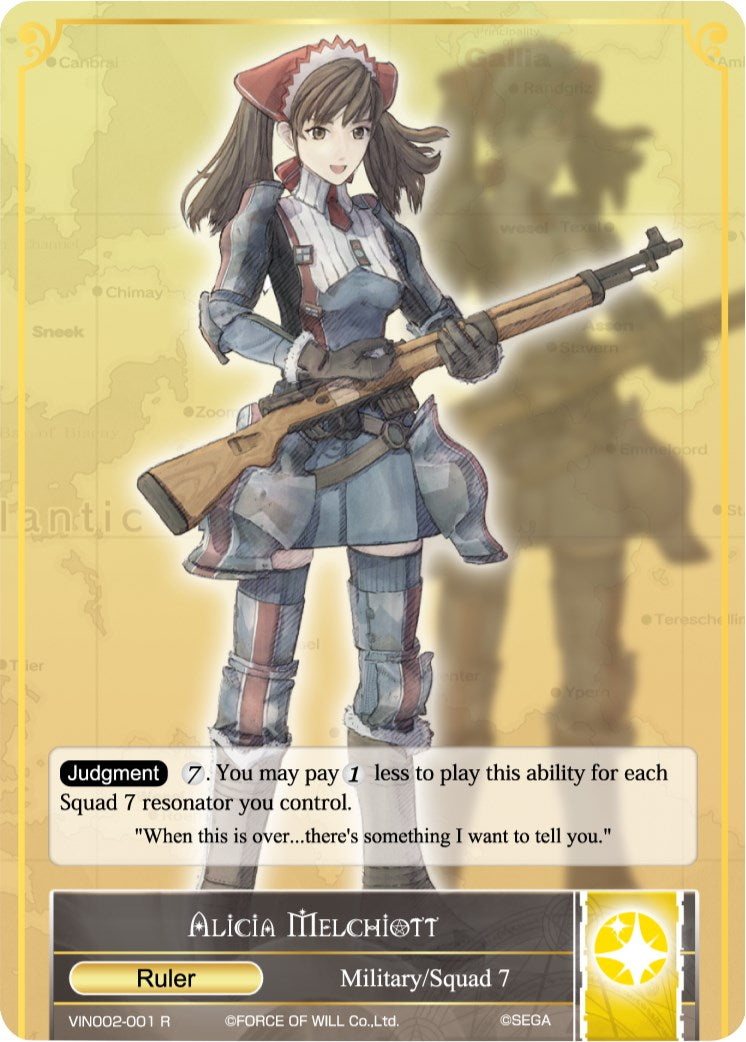 Alicia Melchiott // Alicia Gunther (VIN002-001/J) [Vingolf 2: Valkyria Chronicles] | Total Play