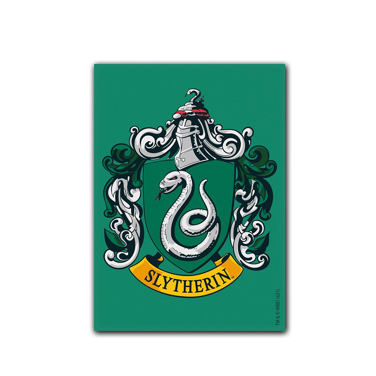 Dragon Shield: Standard 100ct Art Sleeves - Wizarding World (Slytherin) | Total Play