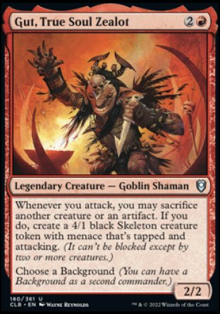 Gut, True Soul Zealot [Commander Legends: Battle for Baldur's Gate] | Total Play