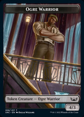 Ogre Warrior // Wizard Double-Sided Token [Streets of New Capenna Tokens] | Total Play