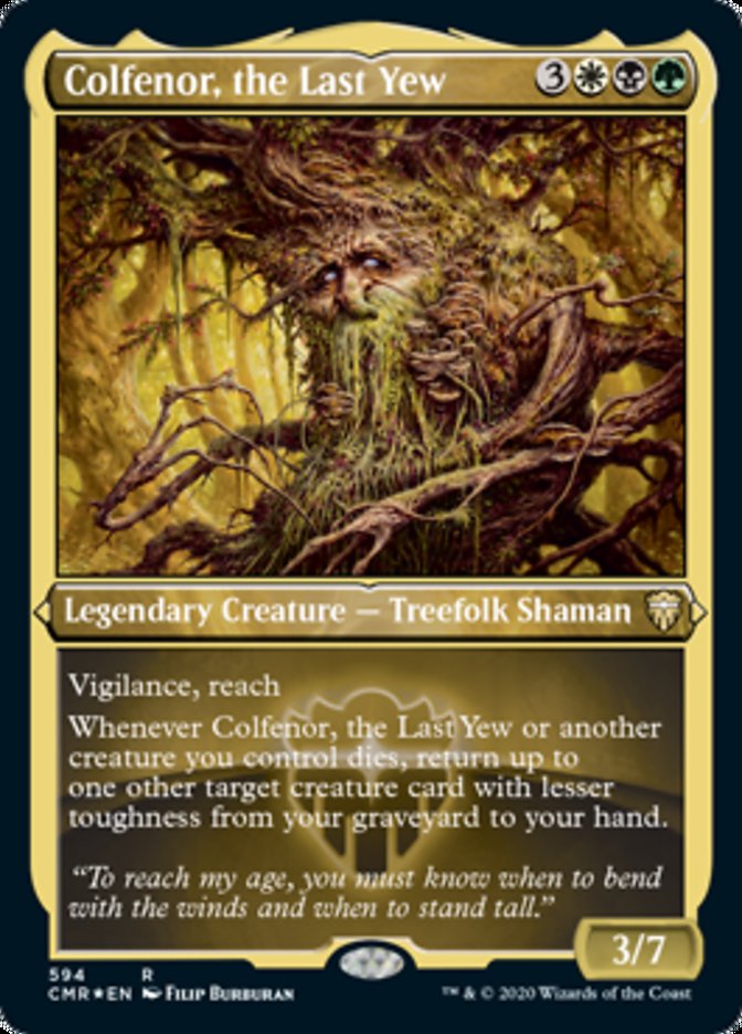 Colfenor, the Last Yew (Etched) [Commander Legends] | Total Play