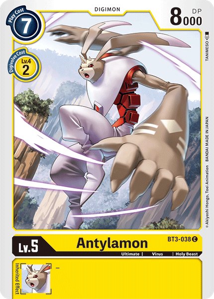 Antylamon [BT3-038] [Release Special Booster Ver.1.5] | Total Play