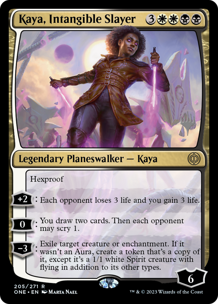 Kaya, Intangible Slayer (Promo Pack) [Phyrexia: All Will Be One Promos] | Total Play