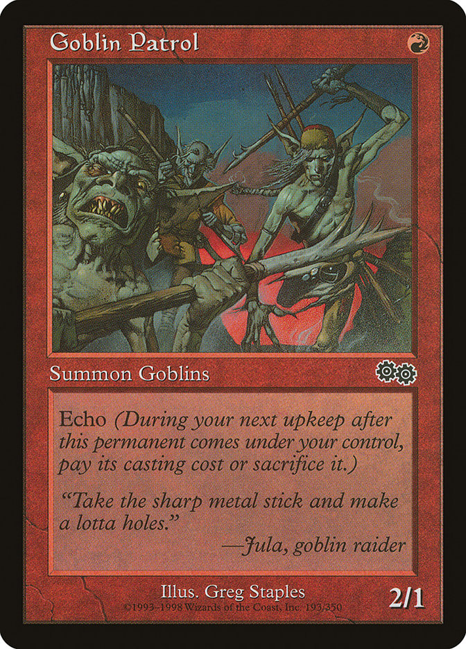 Goblin Patrol [Urza's Saga] | Total Play