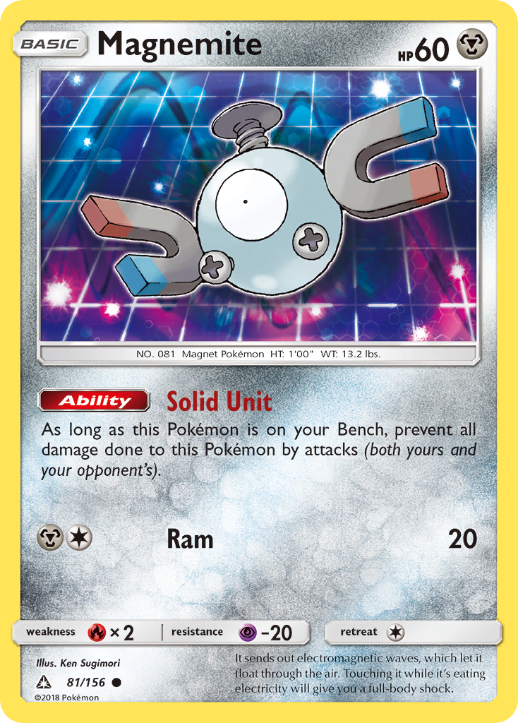 Magnemite (81/156) [Sun & Moon: Ultra Prism] | Total Play