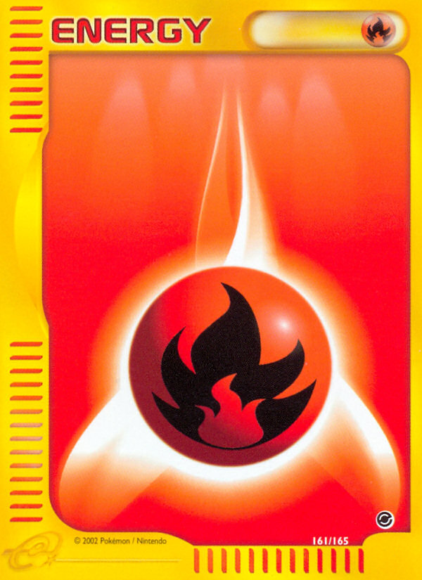 Fire Energy (161/165) [Expedition: Base Set] | Total Play