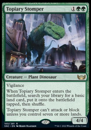 Topiary Stomper (Promo Pack) [Streets of New Capenna Promos] | Total Play