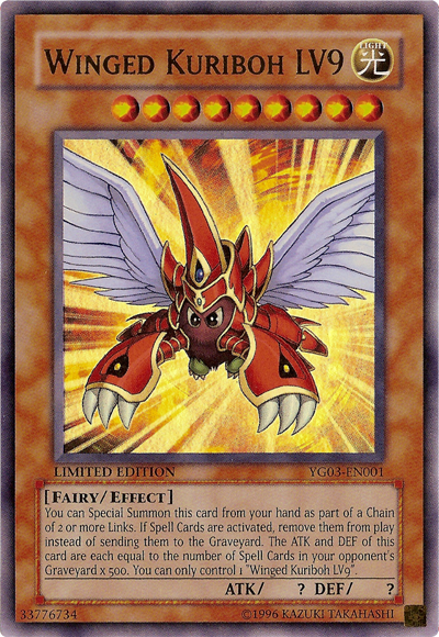 Winged Kuriboh LV9 [YG03-EN001] Ultra Rare | Total Play