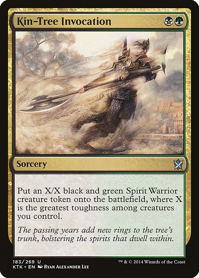 Kin-Tree Invocation [Khans of Tarkir] | Total Play