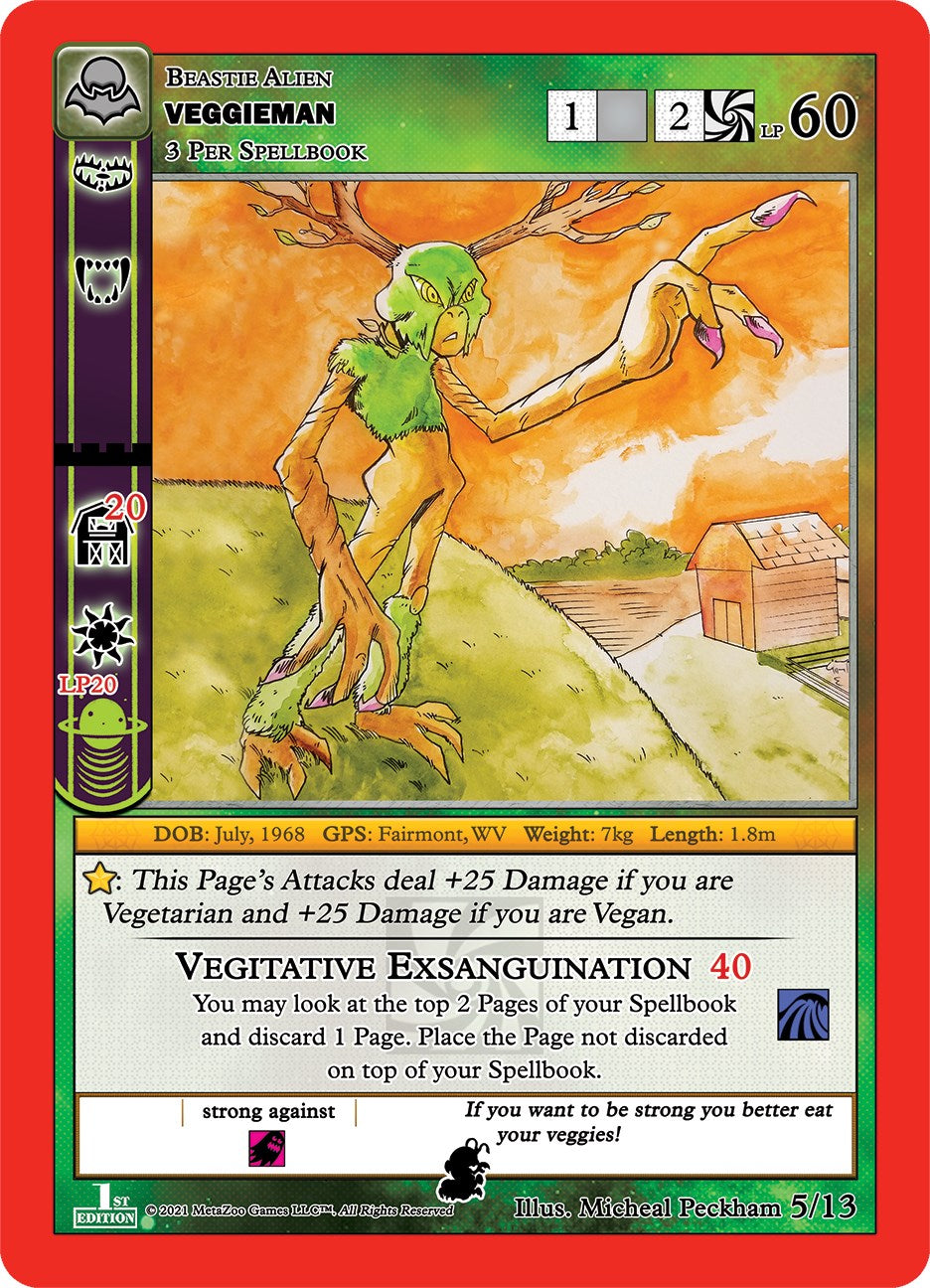 Veggieman (Garson Invader) [Cryptid Nation: Nightfall First Edition Release Event Deck] | Total Play