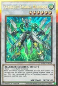 Stardust Charge Warrior [MAGO-EN029] Gold Rare | Total Play