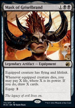 Mask of Griselbrand (Promo Pack) [Innistrad: Midnight Hunt Promos] | Total Play