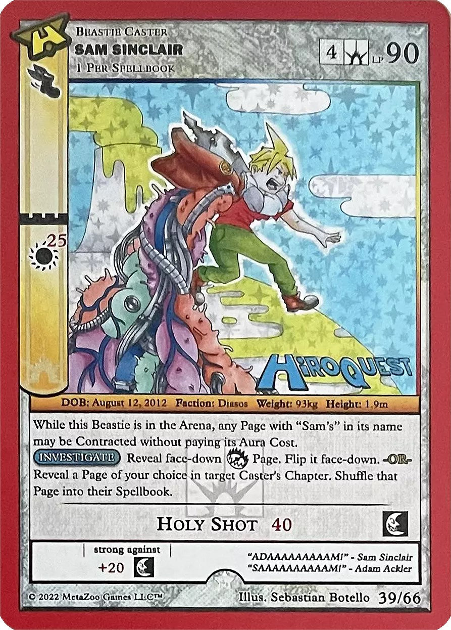 Sam Sinclair [Hiroquest Promos] | Total Play