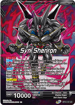 Syn Shenron // Syn Shenron, Resonance of Shadow (BT14-121) [Cross Spirits] | Total Play