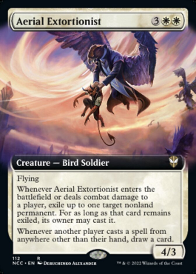 Aerial Extortionist (Extended Art) [Streets of New Capenna Commander] | Total Play
