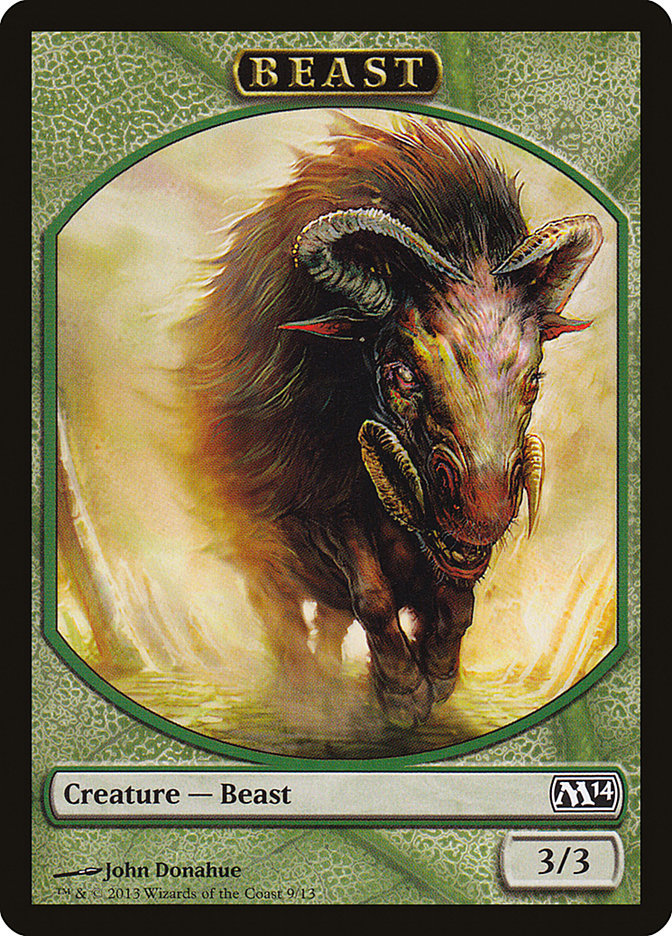 Beast Token [Magic 2014 Tokens] | Total Play