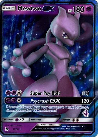 Mewtwo GX (31/68) (Mewtwo Deck) [Battle Academy 2020] | Total Play