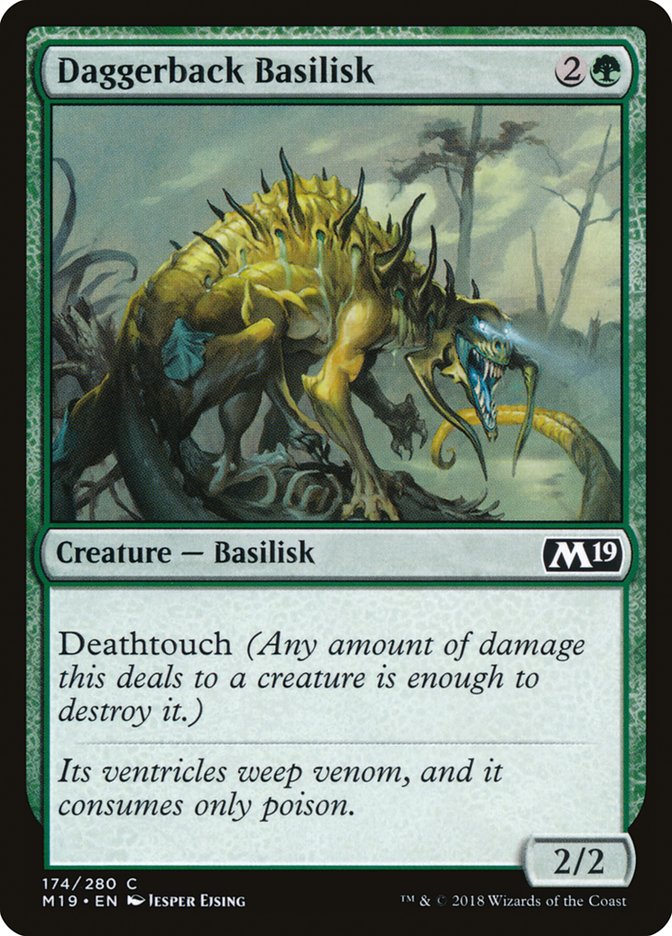 Daggerback Basilisk [Core Set 2019] | Total Play