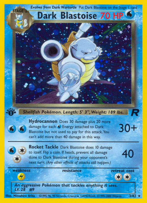 Dark Blastoise (3/82) [Team Rocket 1st Edition] | Total Play