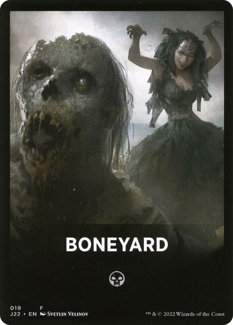 Boneyard Theme Card [Jumpstart 2022 Front Cards] | Total Play