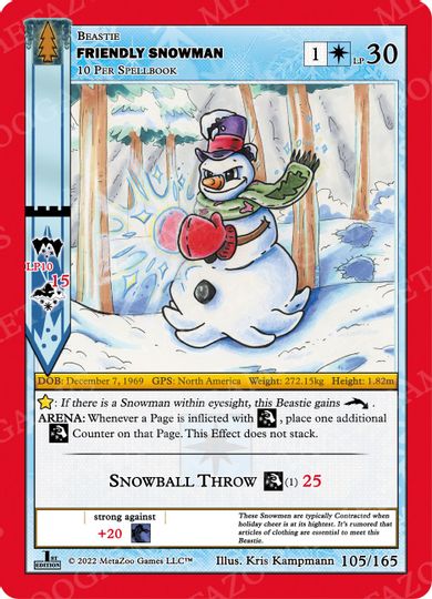 Friendly Snowman [Cryptid Nation: Wilderness] | Total Play