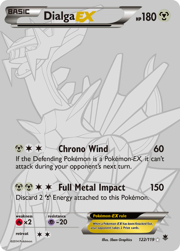 Dialga EX (122/119) [XY: Phantom Forces] | Total Play