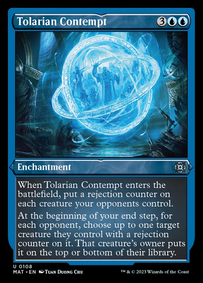 Tolarian Contempt (Foil Etched) [March of the Machine: The Aftermath] | Total Play