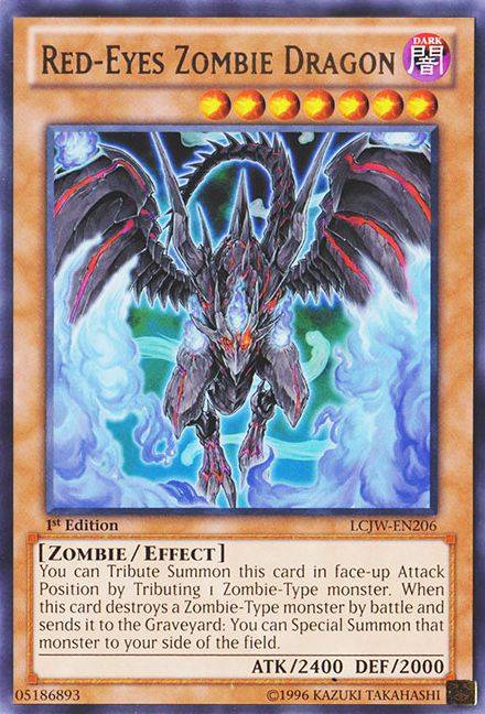 Red-Eyes Zombie Dragon [LCJW-EN206] Rare | Total Play