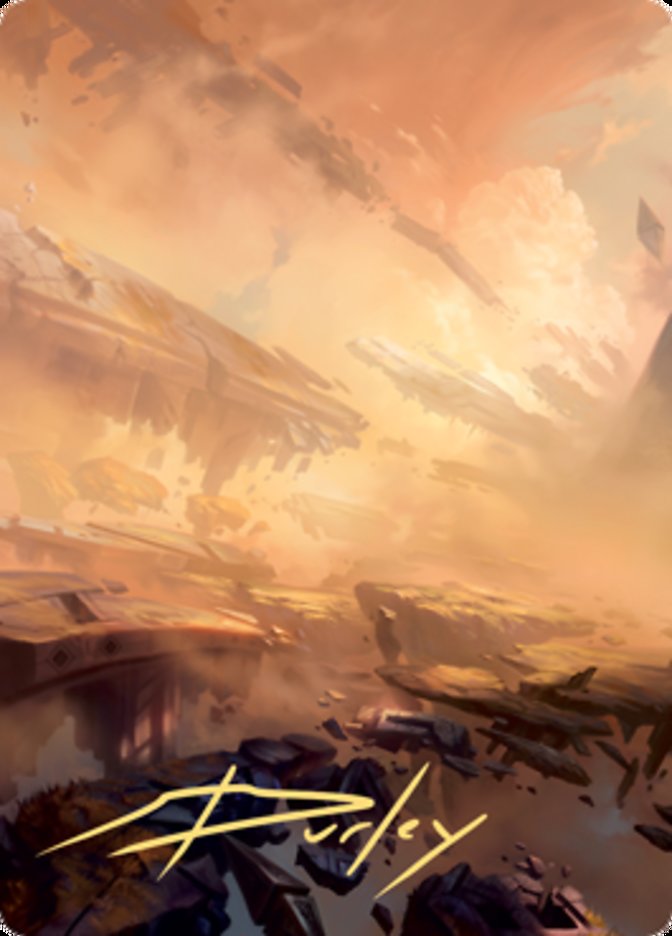 Plains 1 Art Card (Gold-Stamped Signature) [Zendikar Rising Art Series] | Total Play