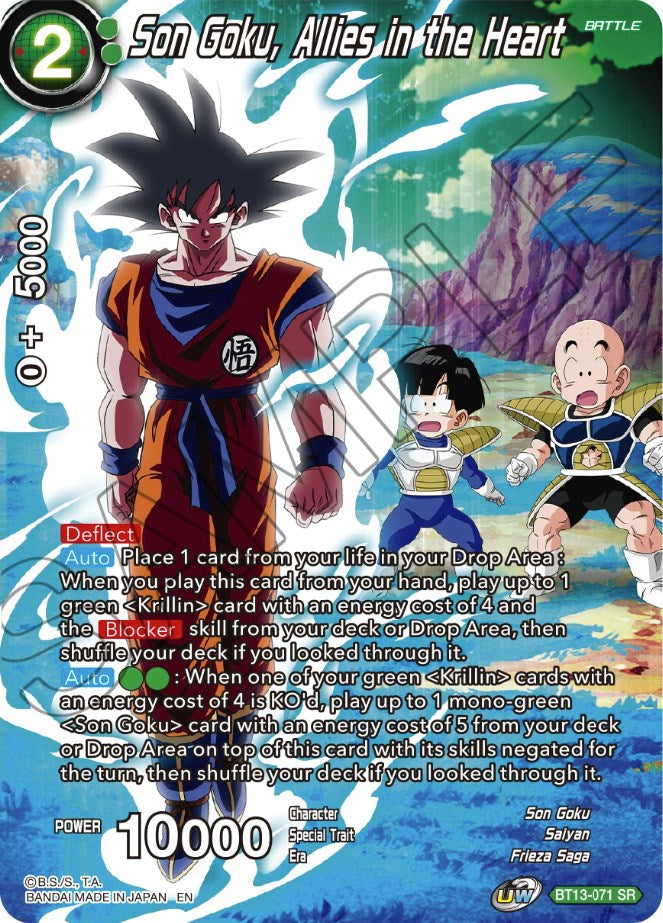 Son Goku, Allies in the Heart (BT13-071) [Theme Selection: History of Son Goku] | Total Play