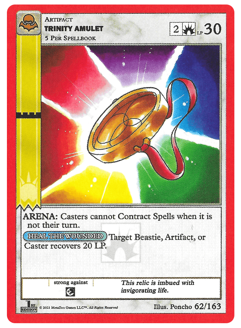 Trinity Amulet [Cryptid Nation: Nightfall First Edition] | Total Play