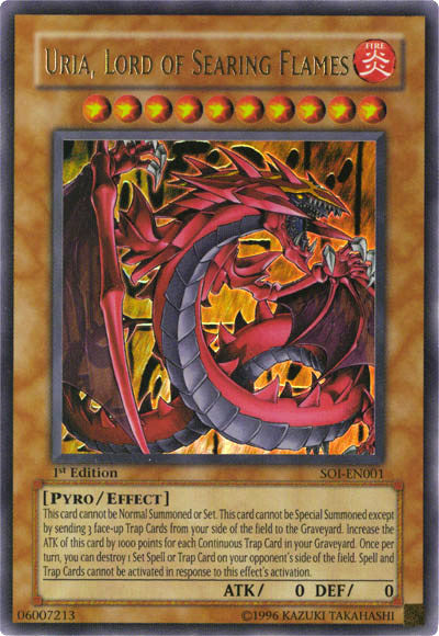 Uria, Lord of Searing Flames [SOI-EN001] Ultra Rare | Total Play