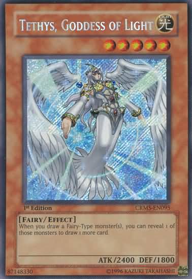 Tethys, Goddess of Light [CRMS-EN095] Secret Rare | Total Play