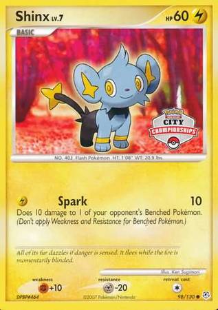 Shinx (98/130) (City Championships Promo) [Nintendo: Black Star Promos] | Total Play