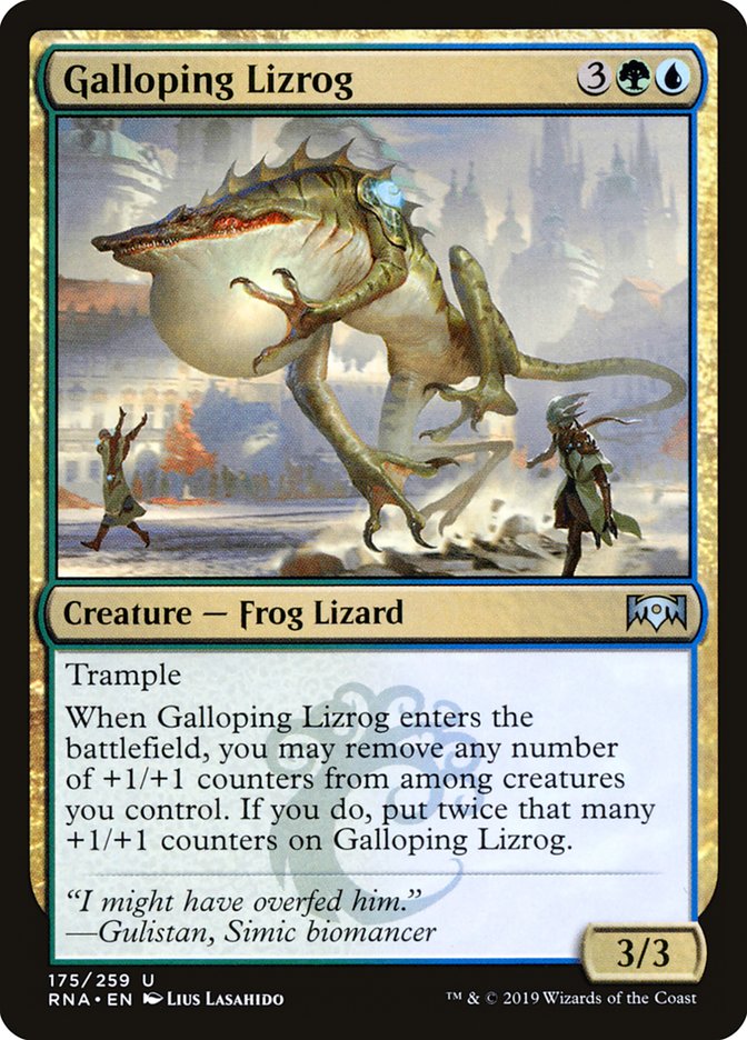 Galloping Lizrog [Ravnica Allegiance] | Total Play